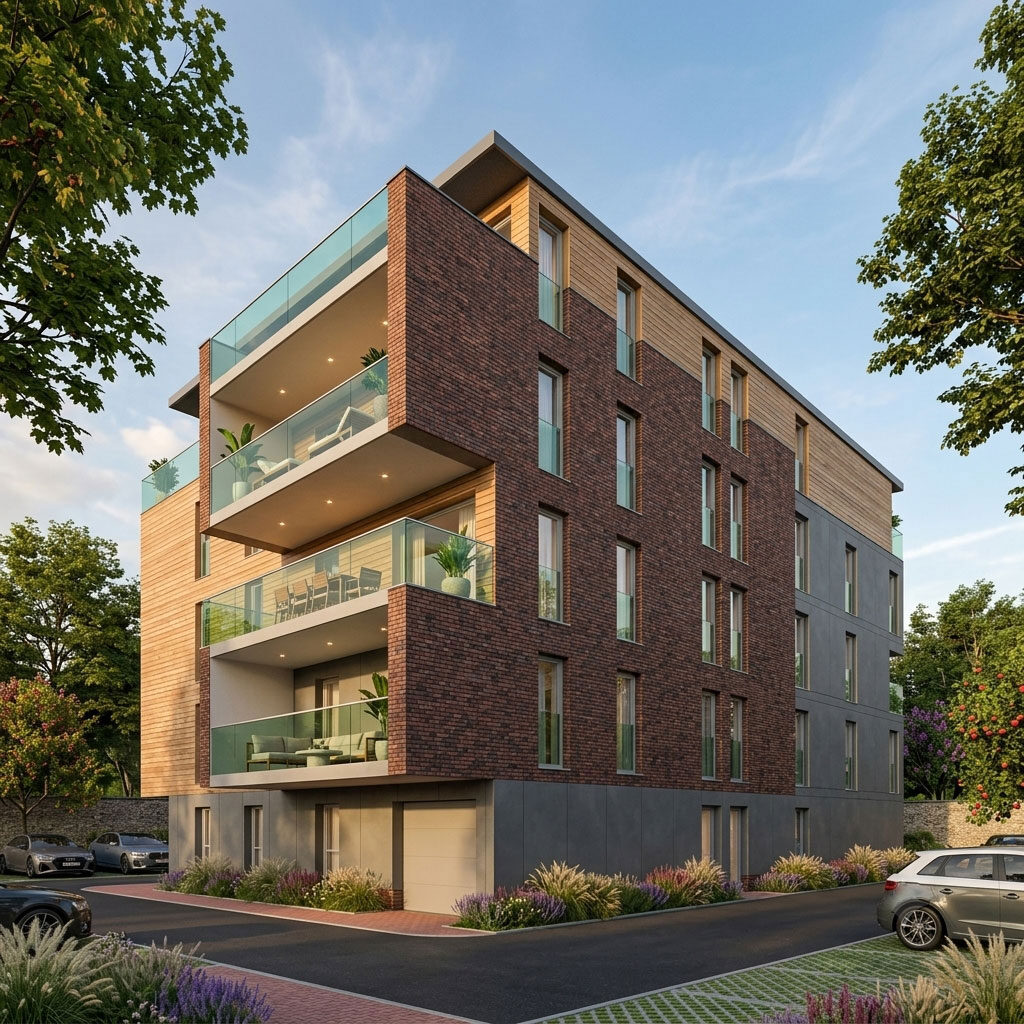 Complexe immobilier & maison de repos de 13 508 m² à Pecq