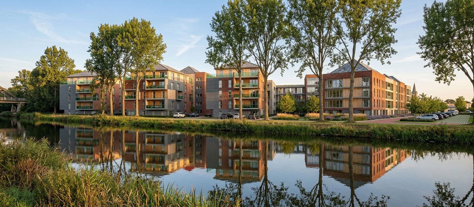 Complexe immobilier & maison de repos à Pecq