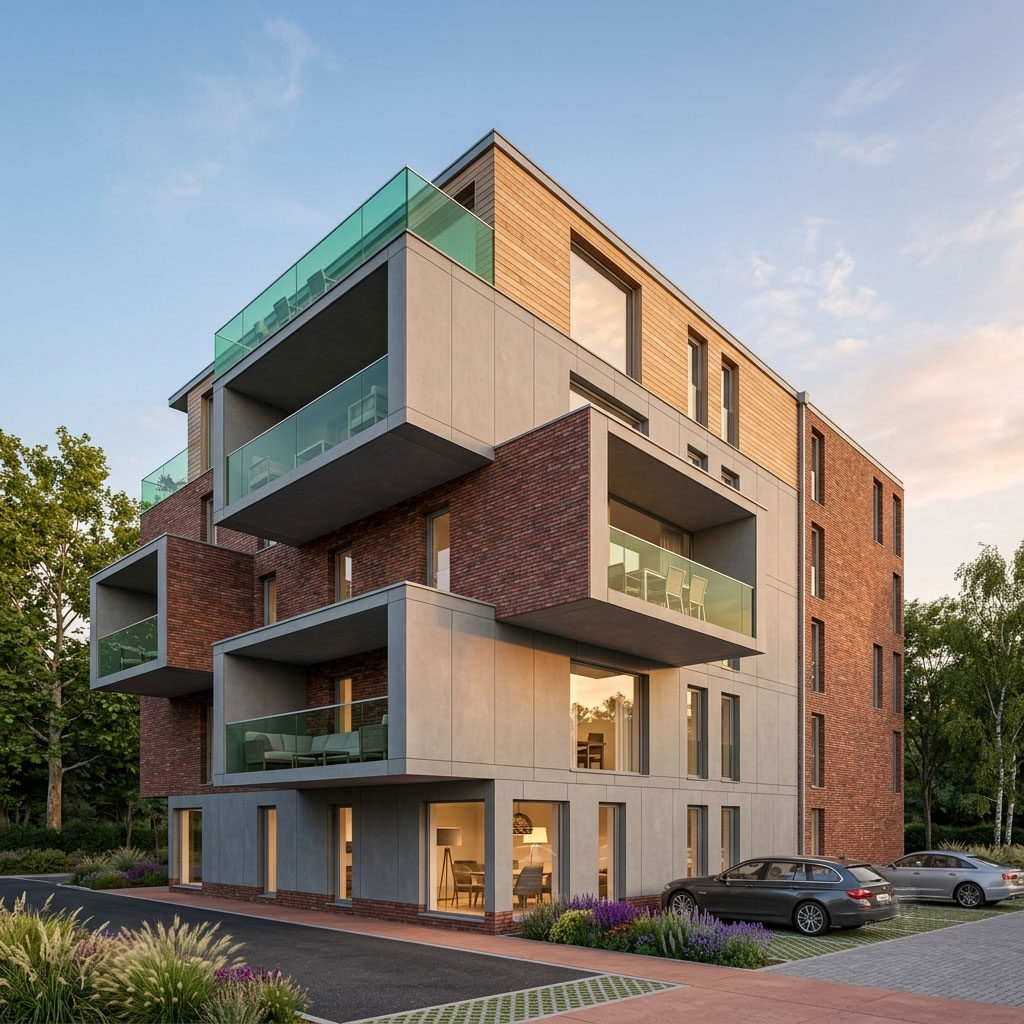 Complexe immobilier & maison de repos à Pecq