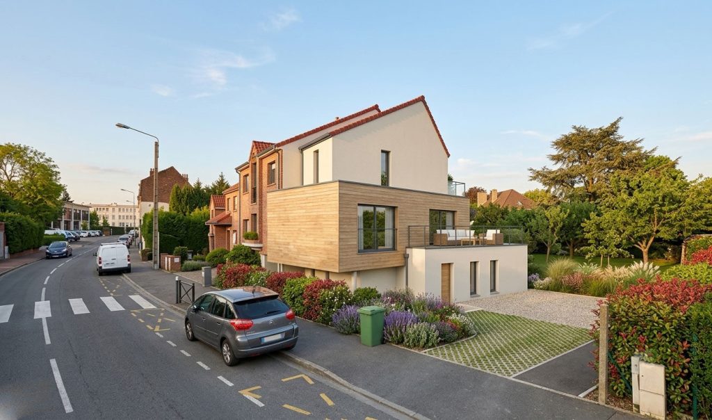 Extension d'une maison individuelle & bureau médical de 101 m² à Lambersart