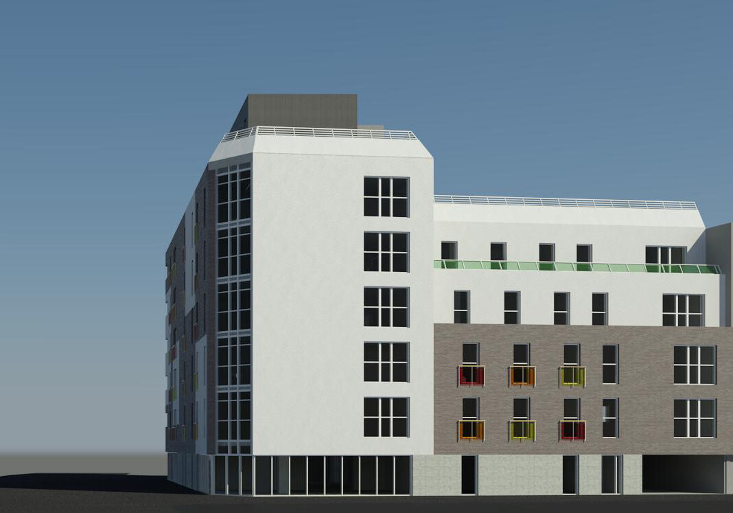 Immeuble collectif avec rez-de-chaussée commercial à Lille