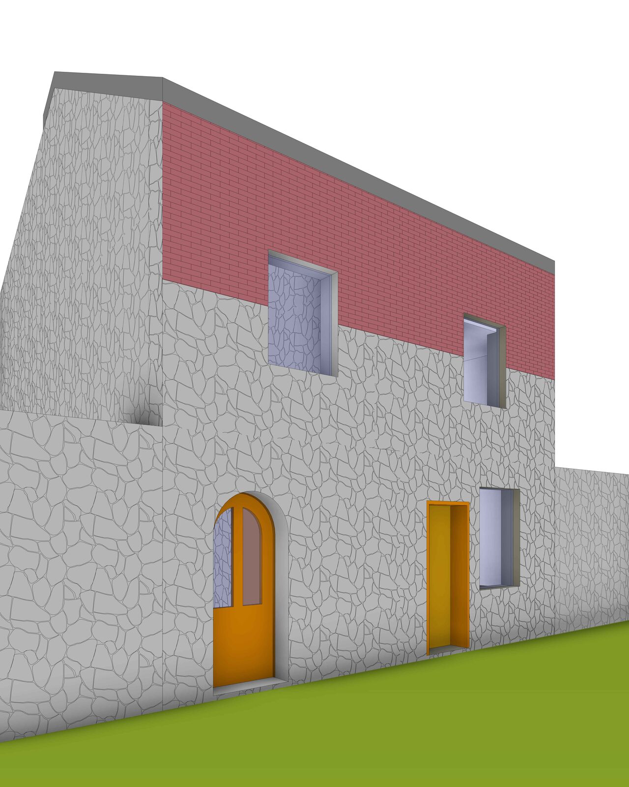 Réhabilitation d'une maison mitoyenne à Morialme