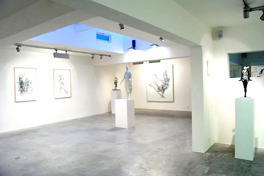 Transformation d'un hangar en galerie d'art à Tournai
