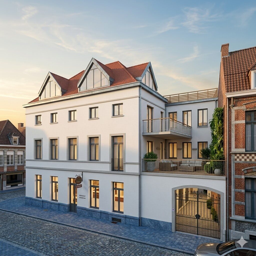 Transformation d'un immeuble en appartements à Tournai