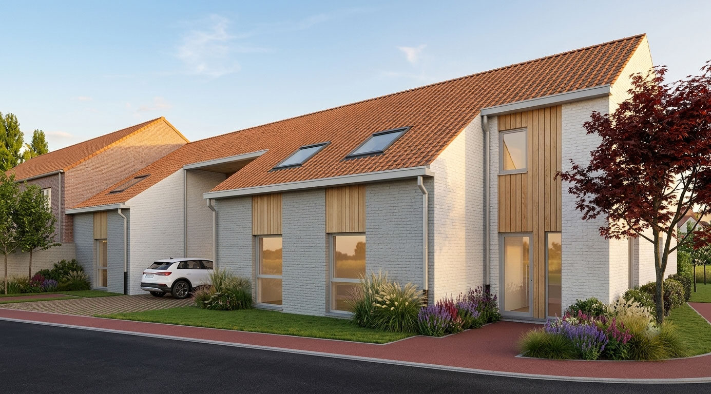 Transformation et extension d'une maison et de logements à Fleurbaix